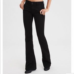 American Eagle Outfitters Black artist flare pant